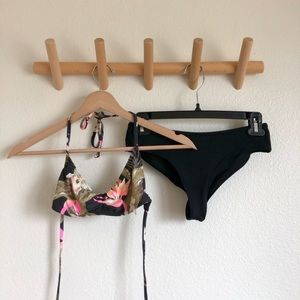 Billabong Tropical Print Bikini w/ Cheeky Bottoms